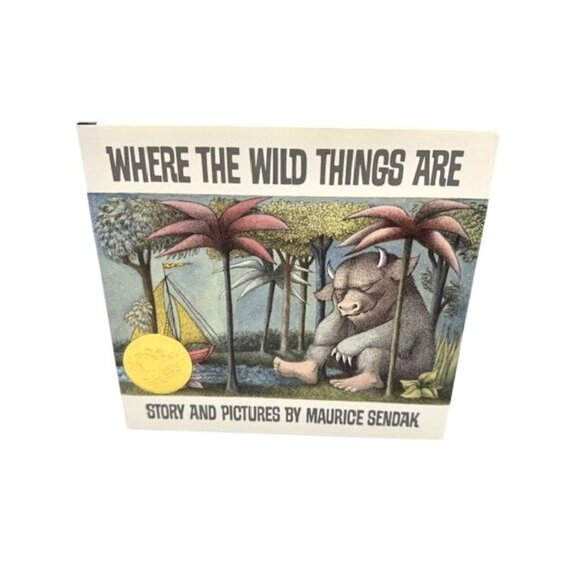 RARE NWT Where The Wild Things Are Monster Plush Purple Character & Book -- Set - Picture 3 of 9